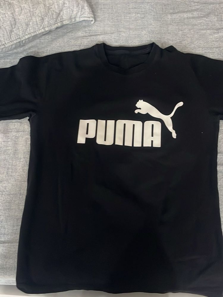 Black Puma Logo T-Shirt
