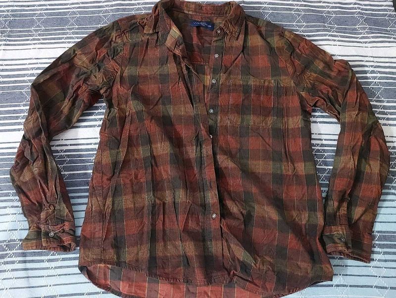 Men's Plaid Long Sleeve Shirt