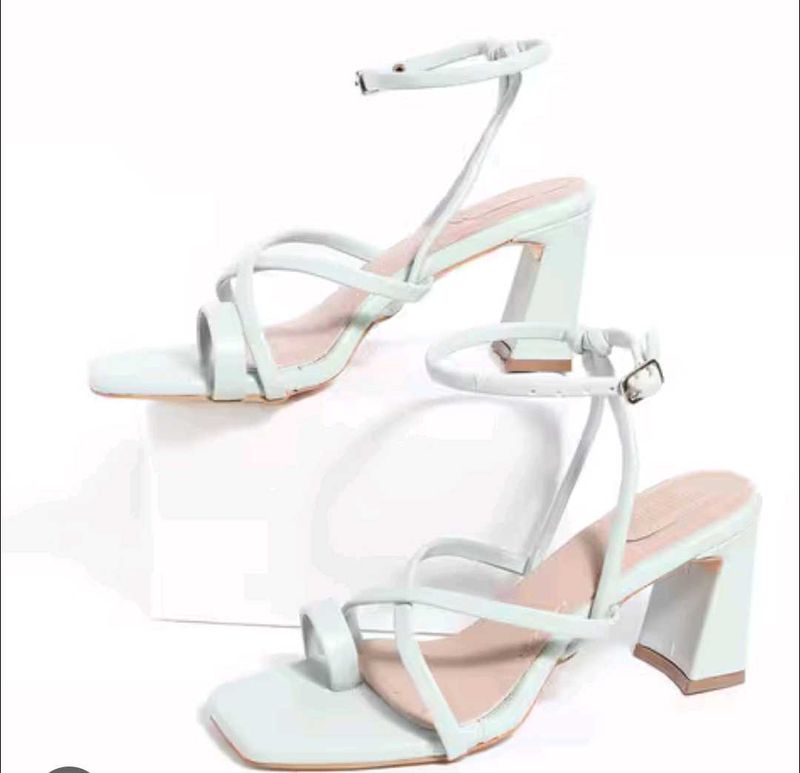 Mint green Strappy Heel