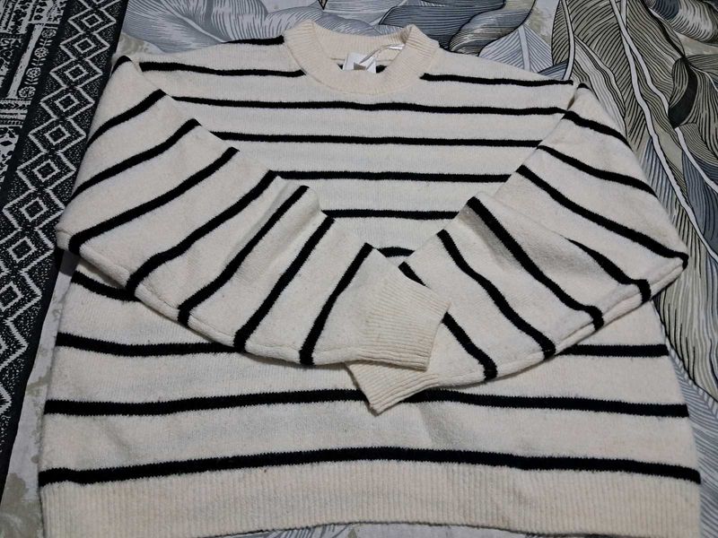 Cozy Striped Knit Sweater