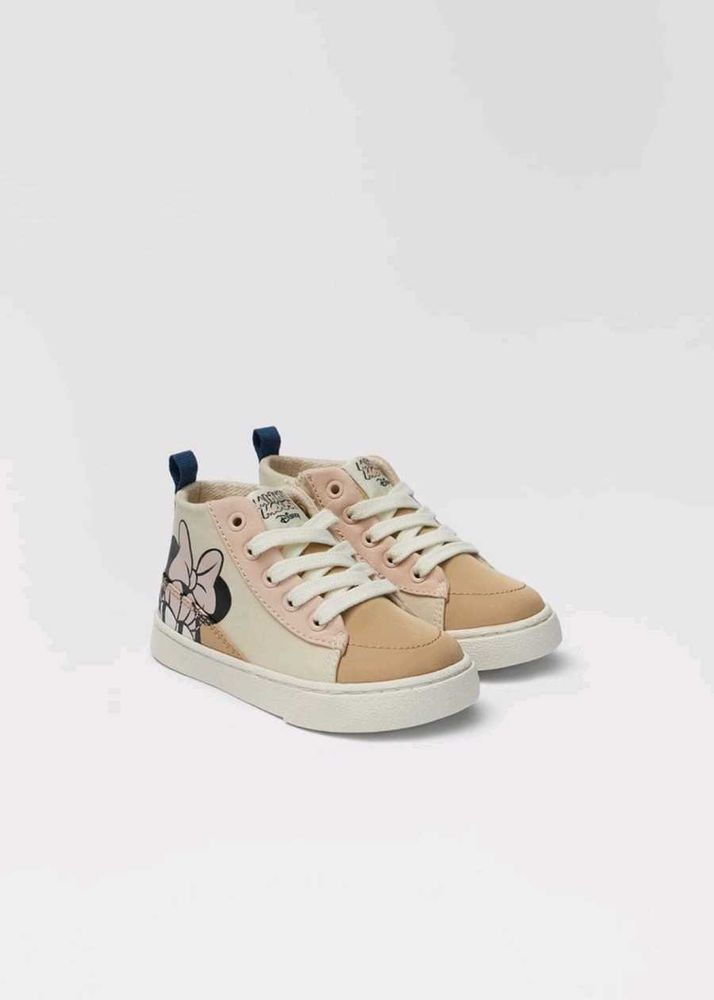 Zara Minnie Mouse High Top Sneakers