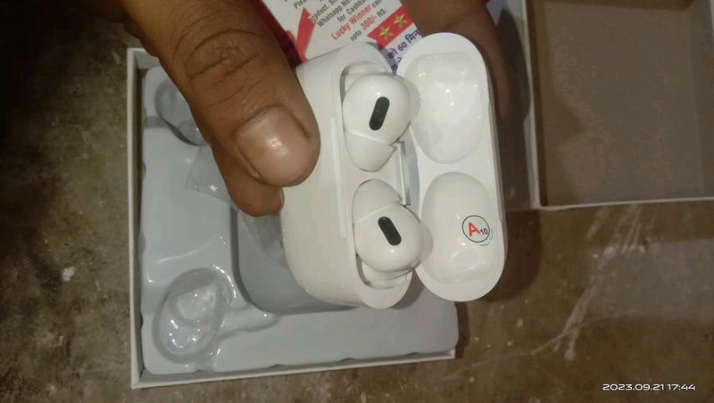 BT Wireless Earbuds Bluetooth Headphones with Charging Case Cancelling 3D Stereo Headsets Built in Mic in Earpods Earbuds Airdopes IPX5 Waterproof Air Buds for iPhone/Android.