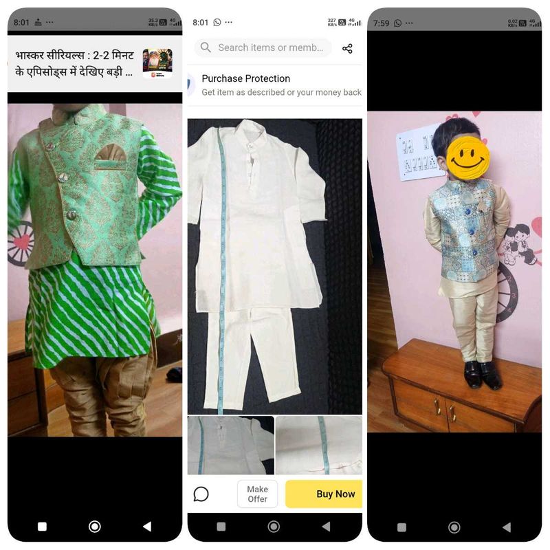 Kids Ethnic Kurta Set