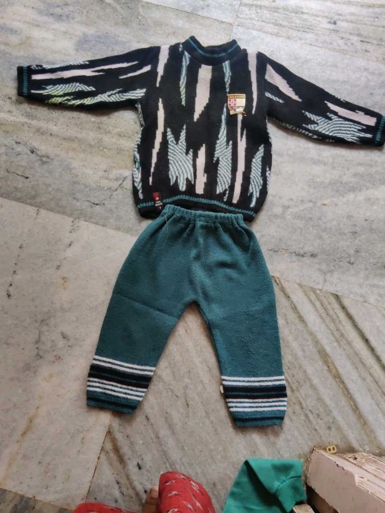Knitted Sweater &amp; Pants Set
