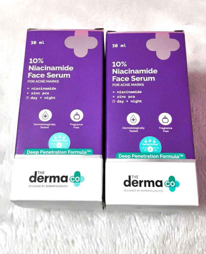 Pack of 2 The Derma Co 10% Niacinamide Serum with