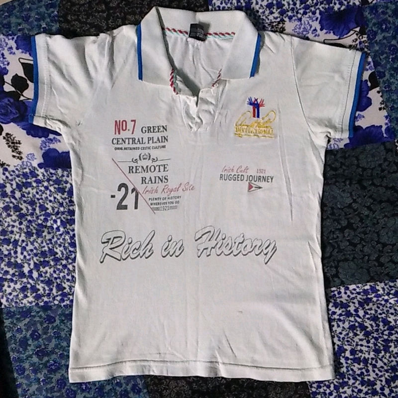 local   brand t shirt for boys 7to 8 yrs ,size 28