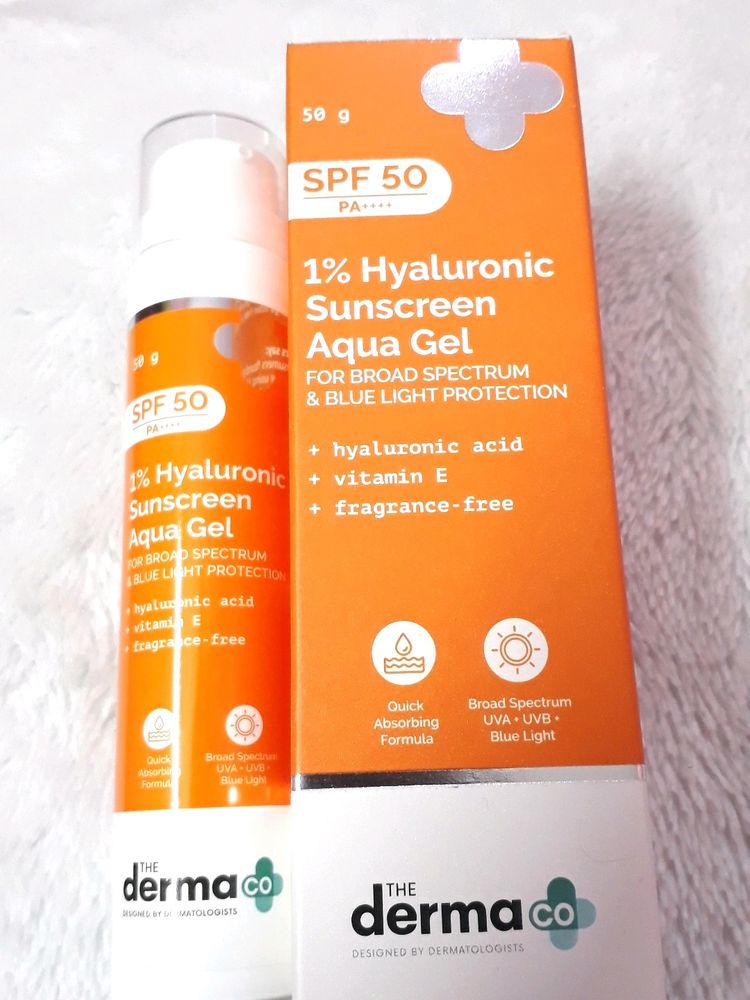 The Derma Co Hyaluronic Sunscreen Aqua Ultra Light