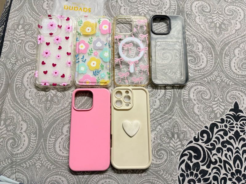 Cute iPhone16 pro max Cases Bundle