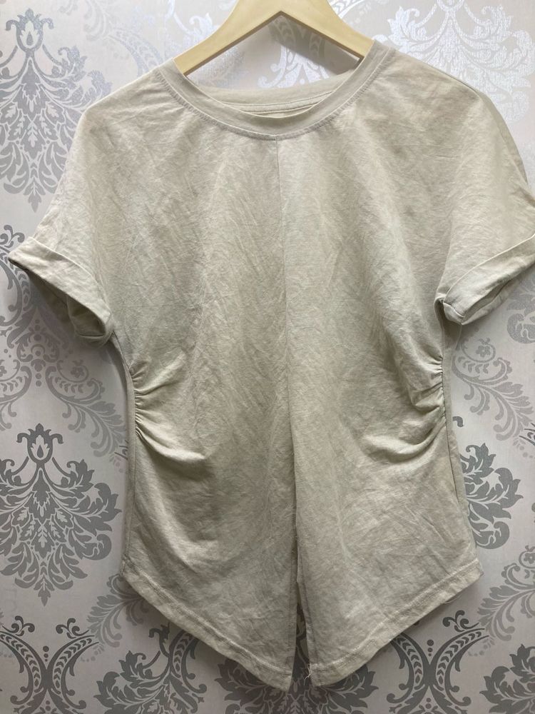 Comfortable Ruched Side Tunic Top