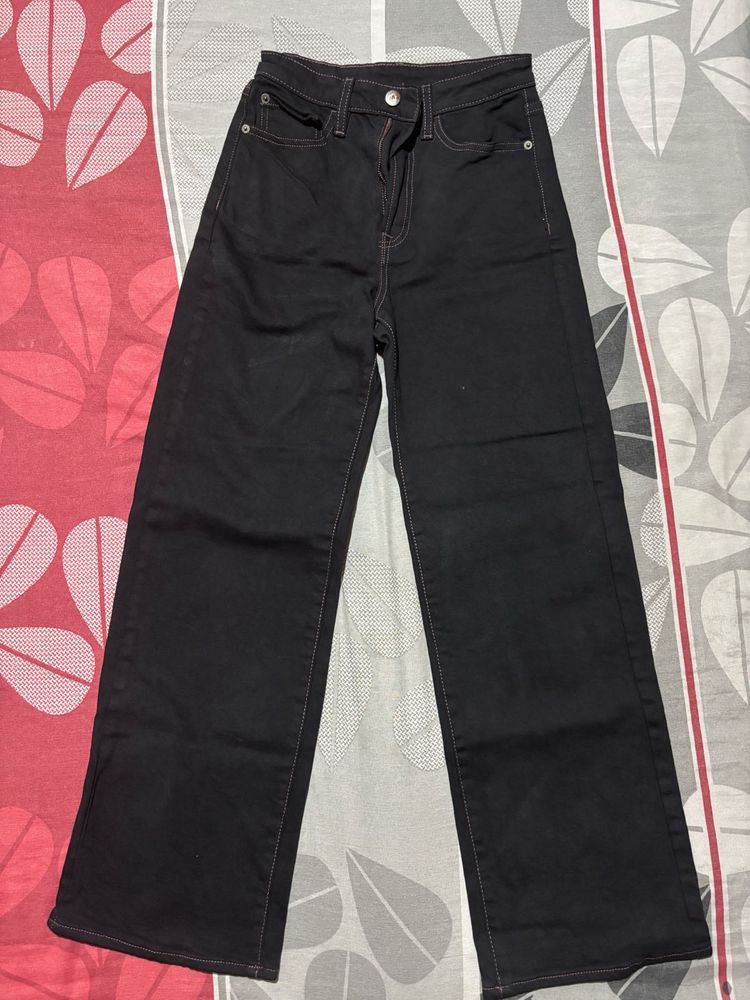Black Wide Leg Jeans