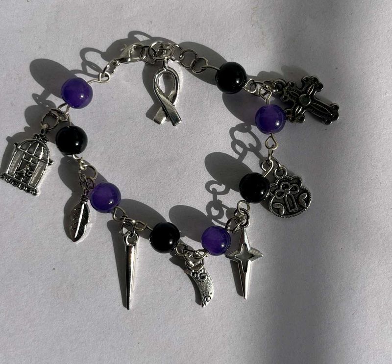 Goth Charm Bracelet