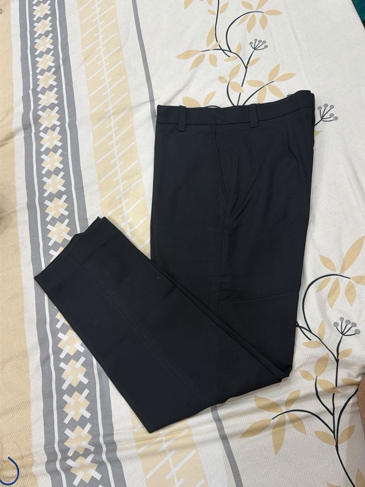 Men's Black Formal Trousers