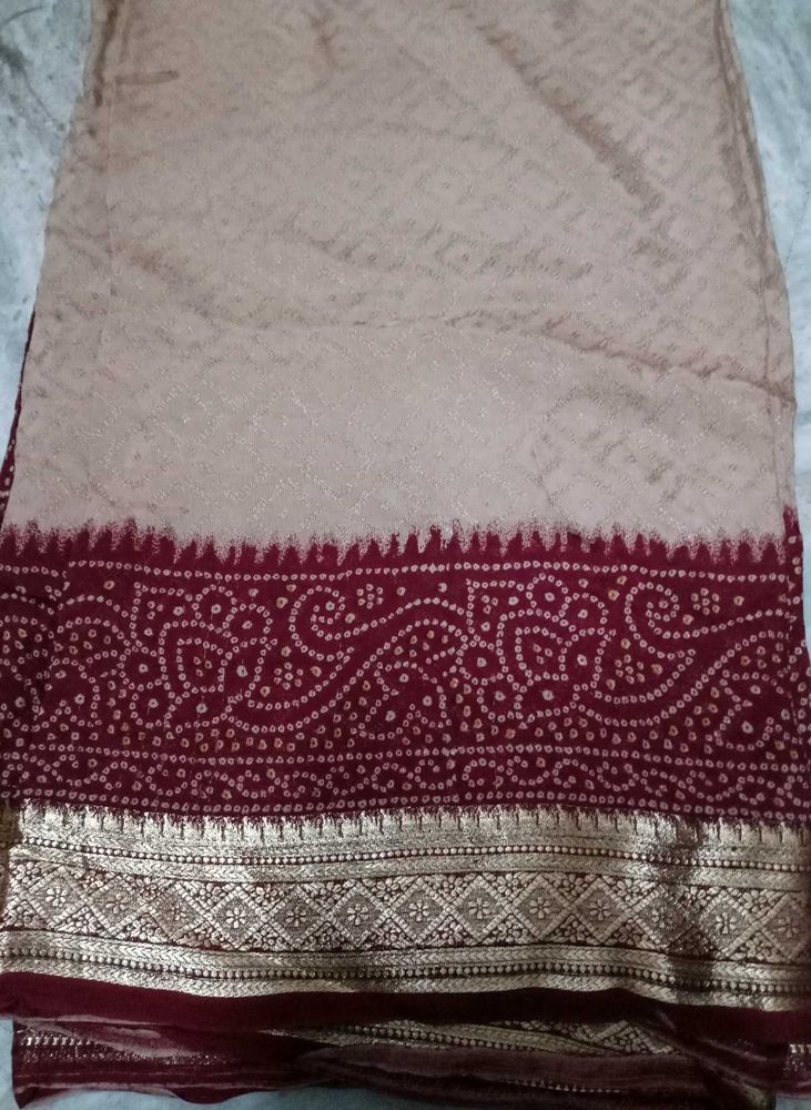 Elegant Bandhani Saree
