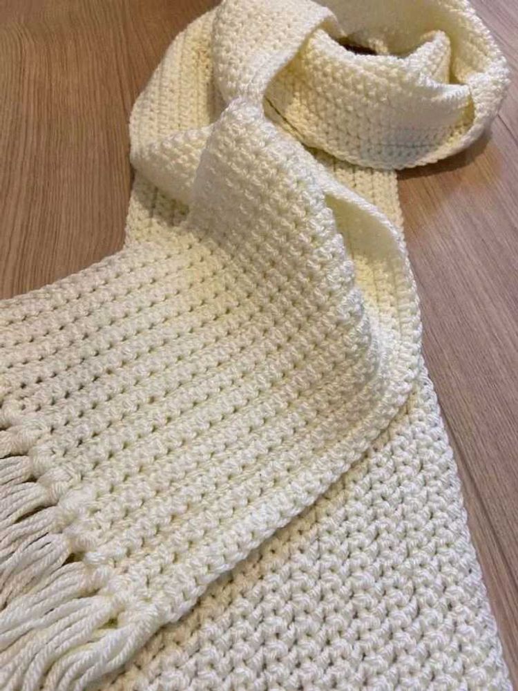 Handmade Knitted Scarf &amp; Cowl Set