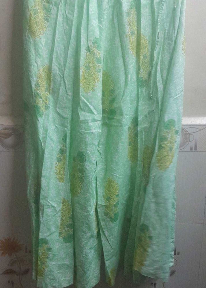 Light Green Ethnic Skirt