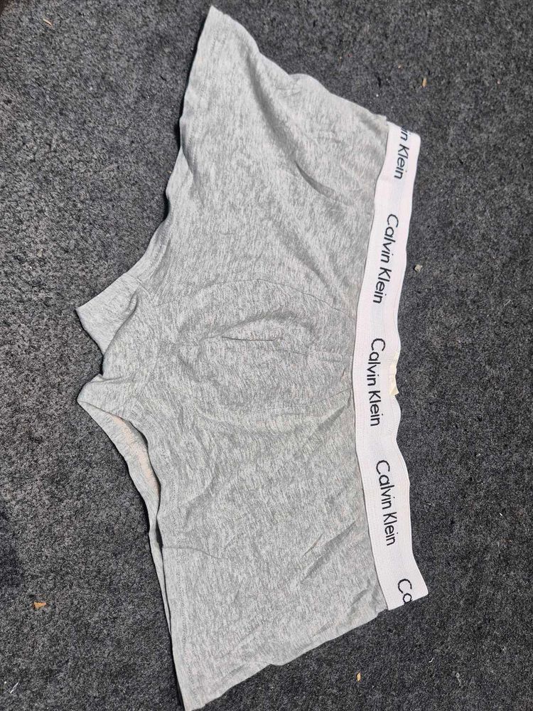 Calvin Klein Cotton Stretch Trunk (Heather Grey /
