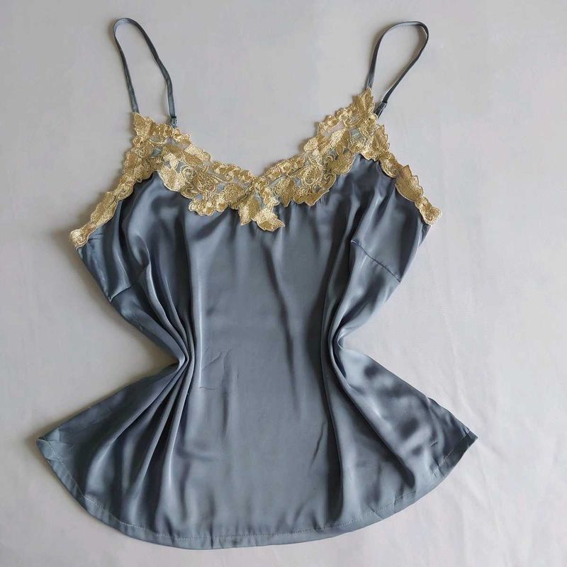 Lace Trim Silk Camisole Top🦢✨️