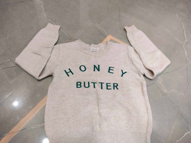 WOMEN CROPPED SWEATER TOP