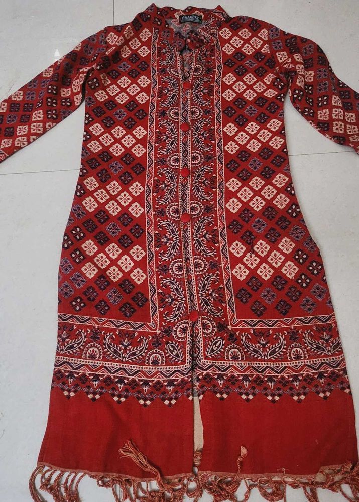 combo of 2 Red Ethnic Kurta
