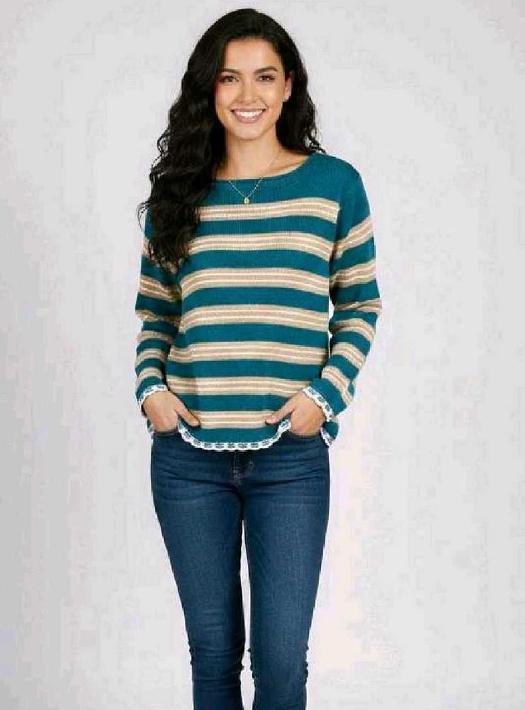 Striped Long Sleeve Sweater