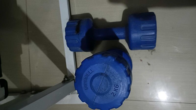 Blue 2KG Dumbbells Set