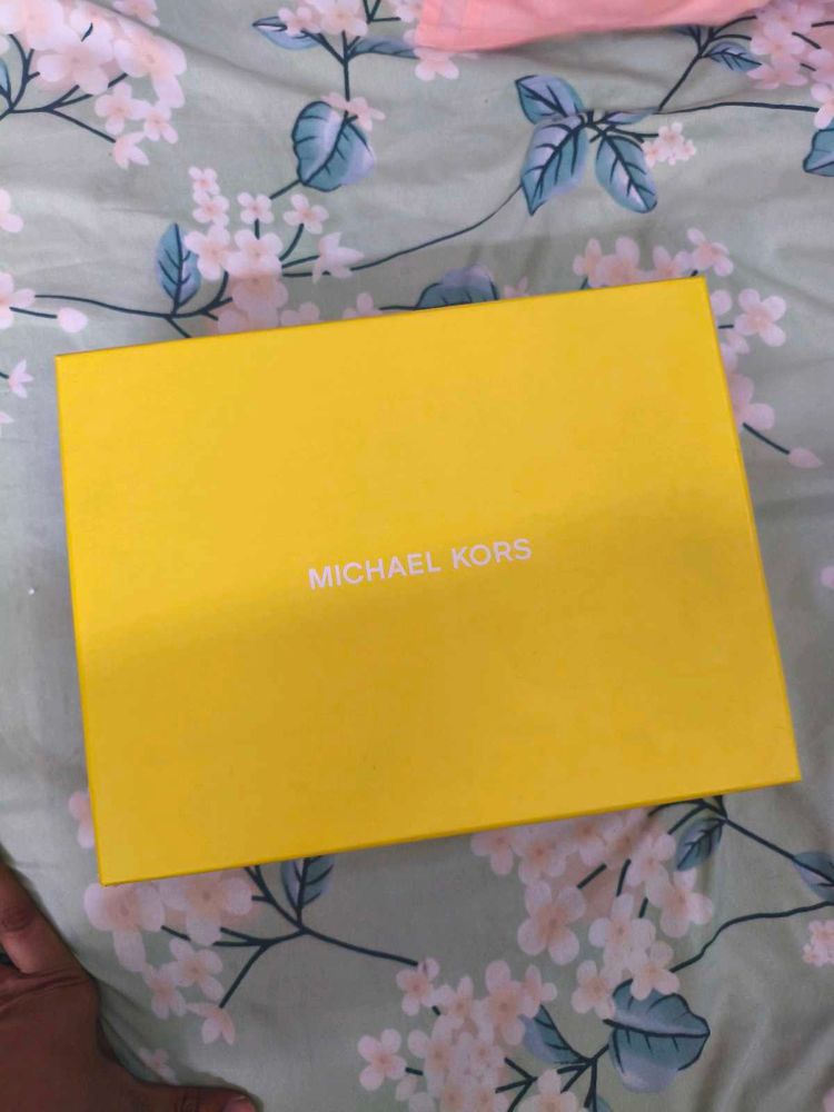 Michael Kors Yellow empty box