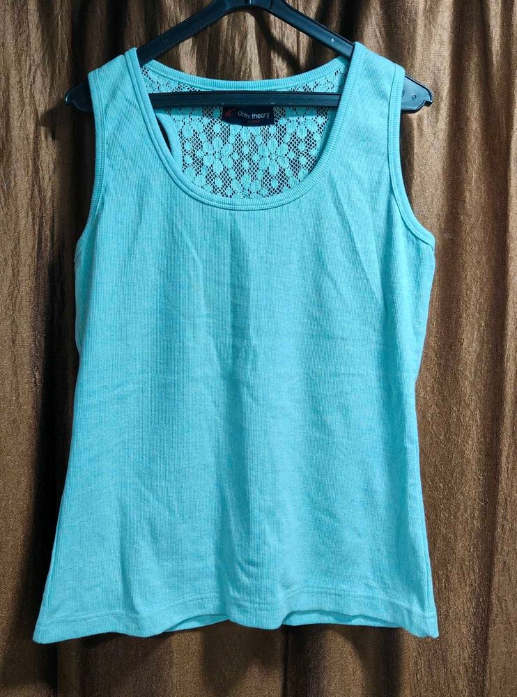 New Cloth Theory Cyan Tank Top