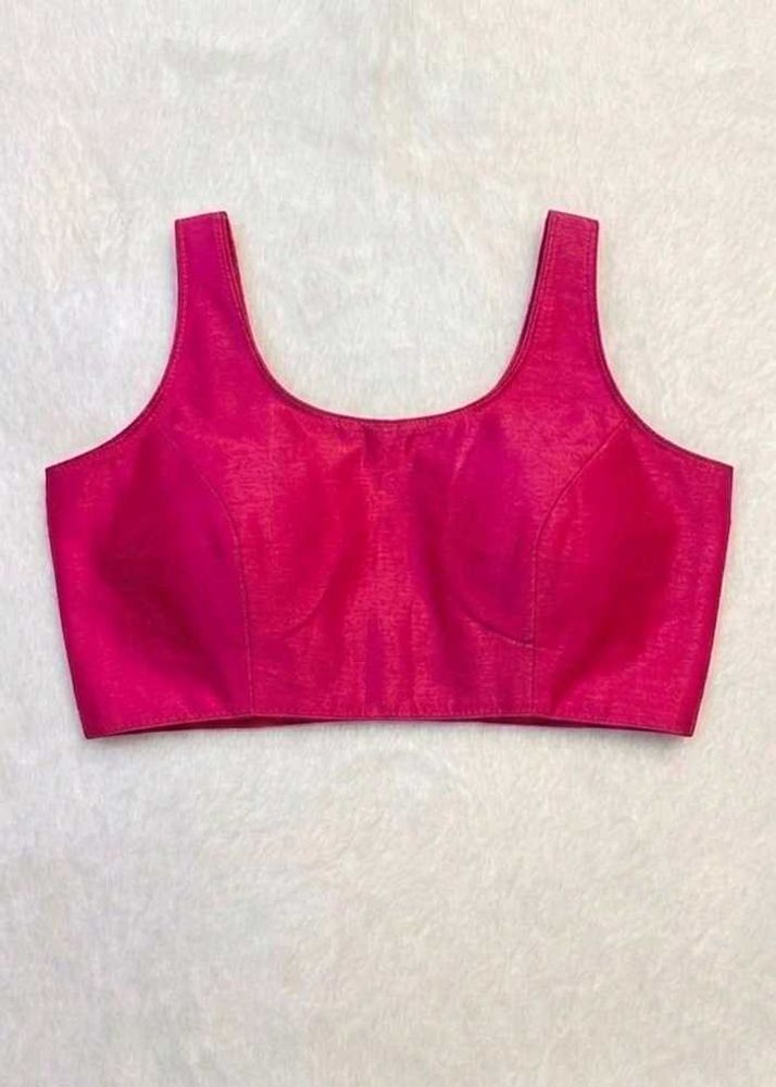 Vibrant Pink Silk Blouse