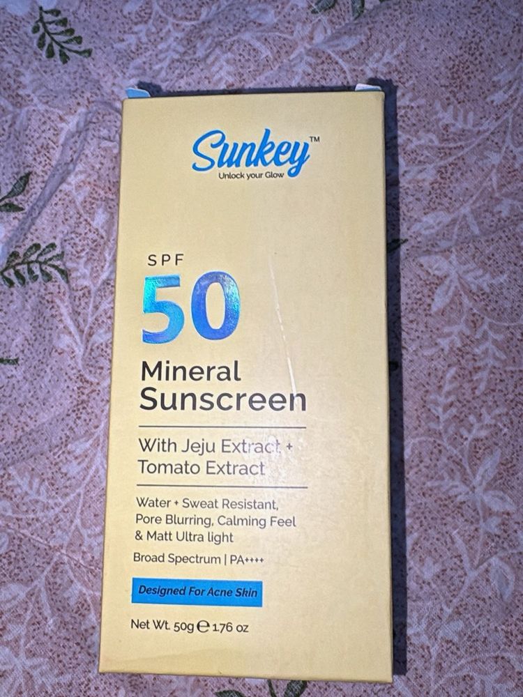 Sunkey Mineral Sunscreen SPF 50