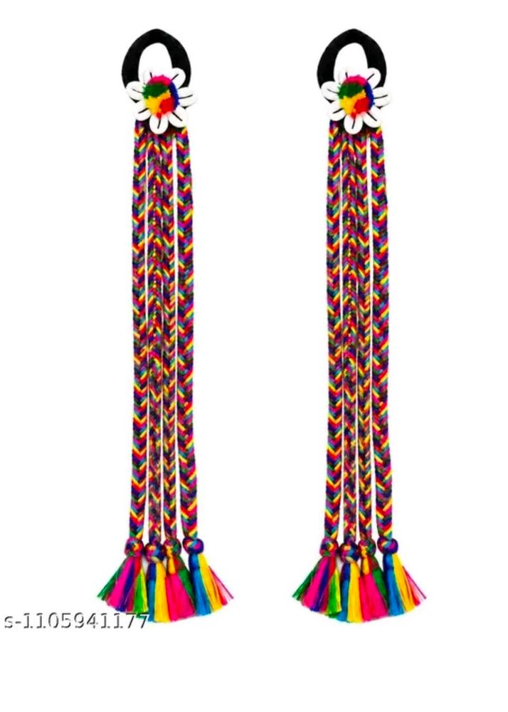 Colorful Braided Hair Ties