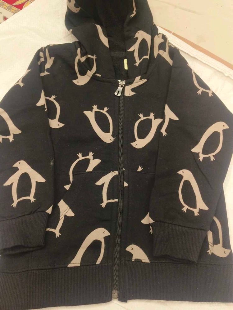 Penguin Print Hoodie