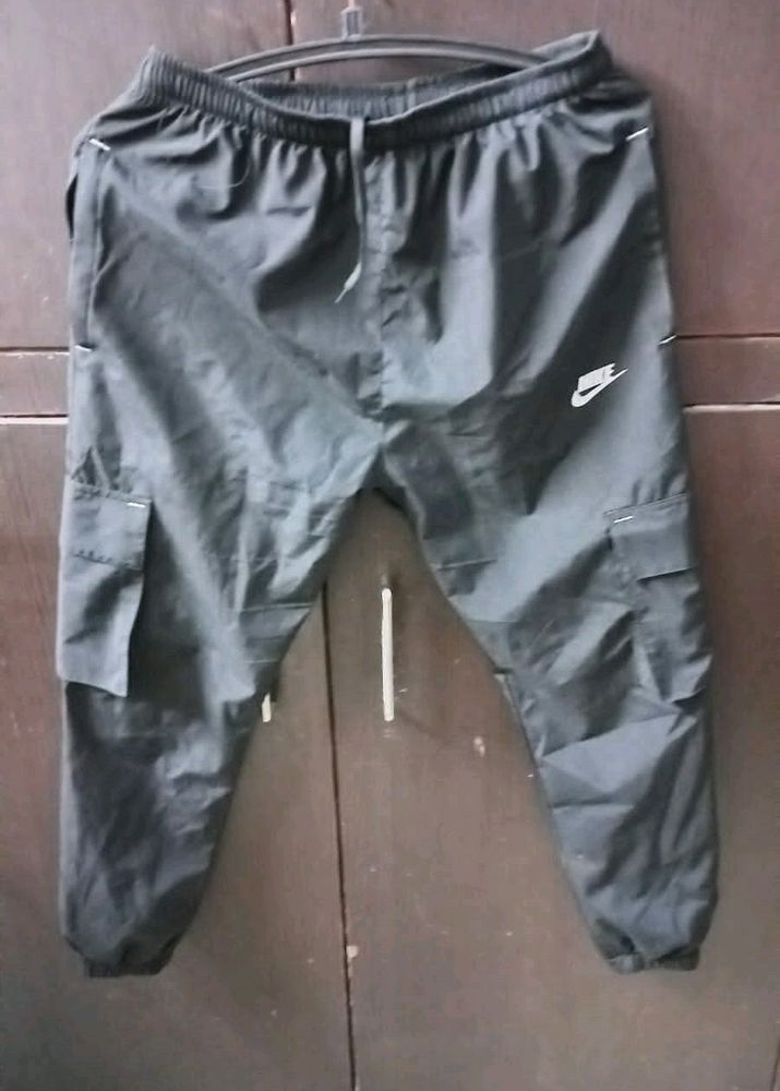 A Black Shiny Jogger