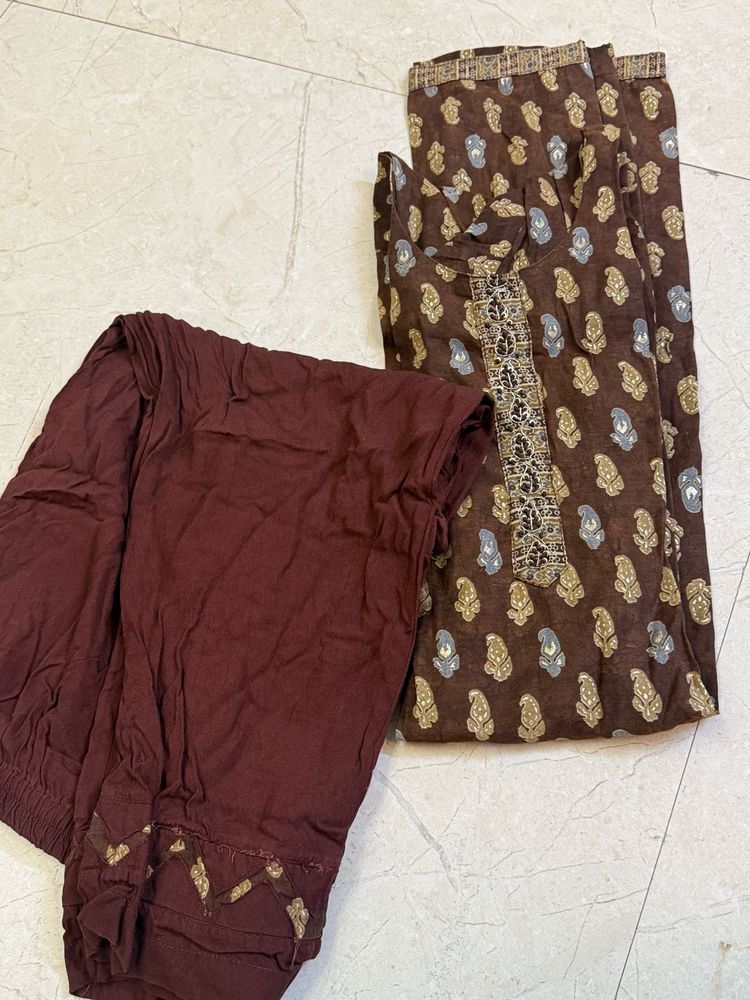 Designer Kurta with Pants Set