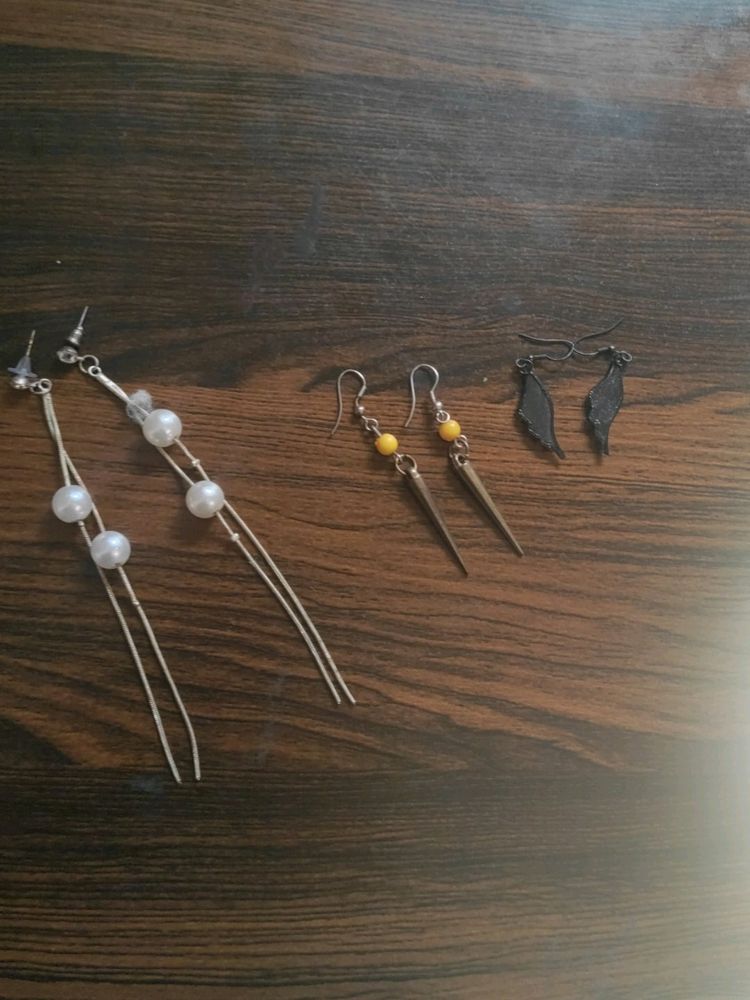 3 Pair Of Earings