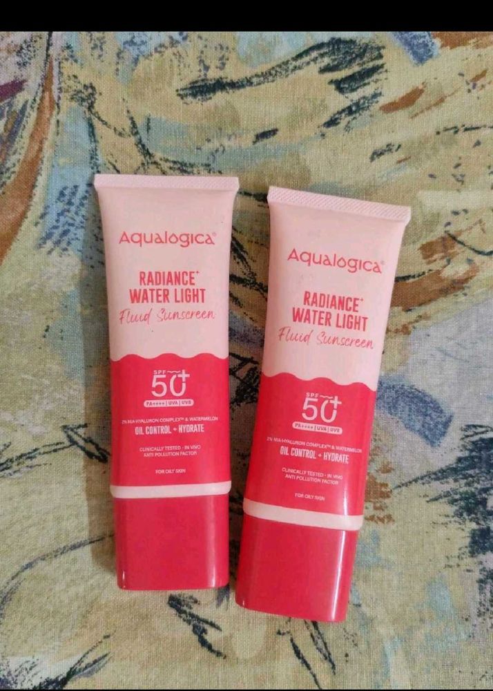 Aqualogica Radiance Water Light Fluid Sunscreen
