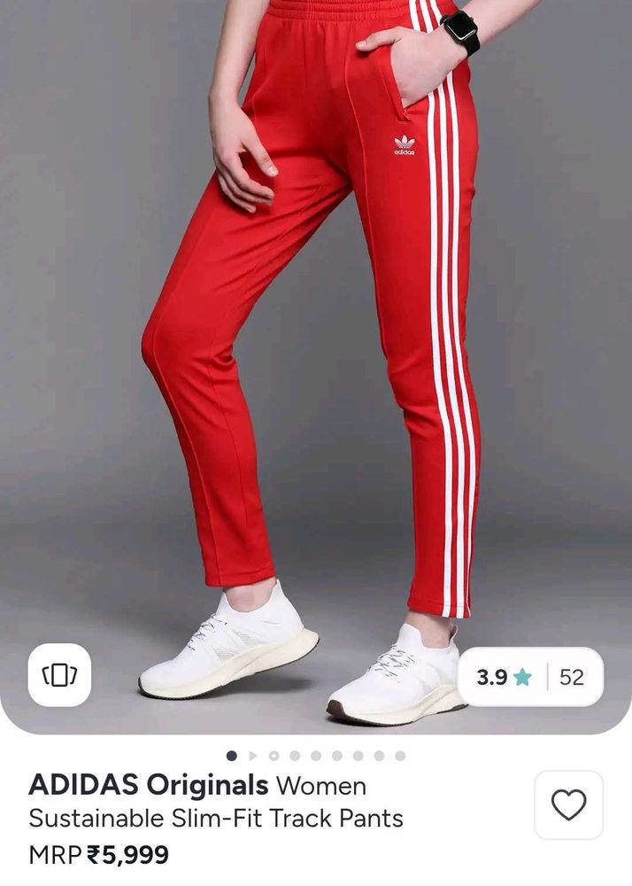 Adidas Originals Red Track Pants