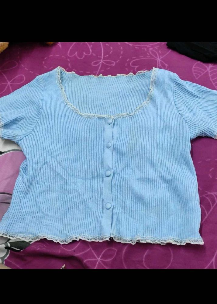 Cute Blue Top