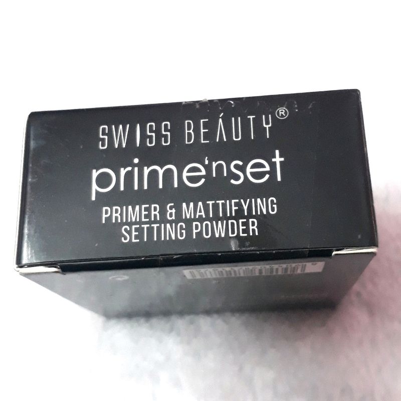 Swiss Beauty Primer Mattifying Setting Powder With