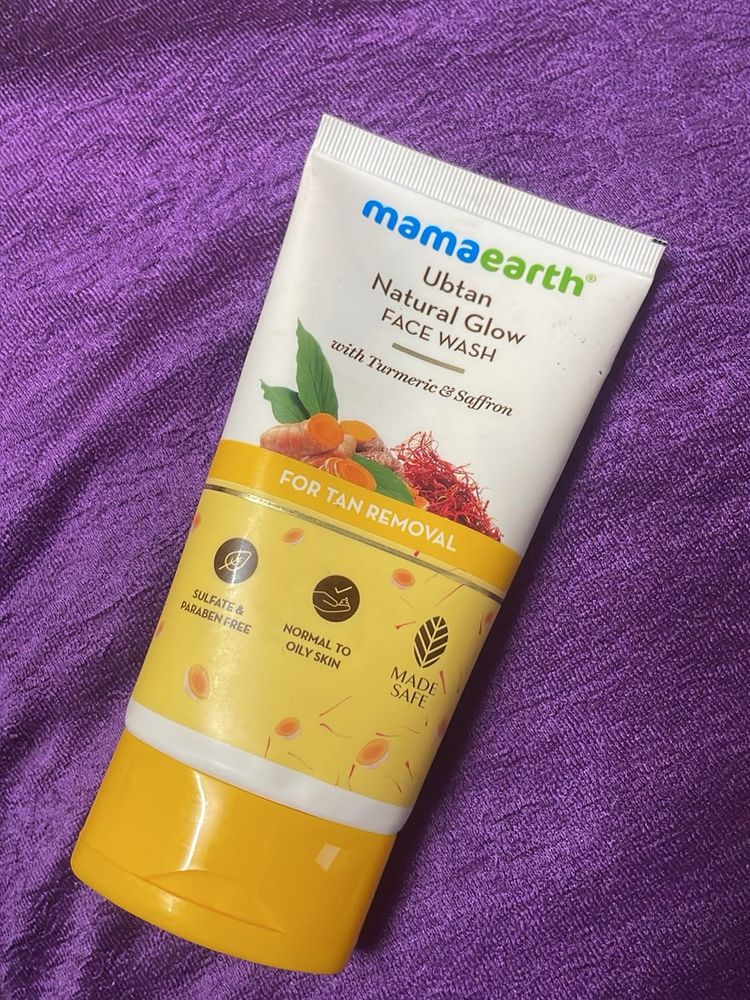 Mamaearth Ubtan Natural Glow Face Wash