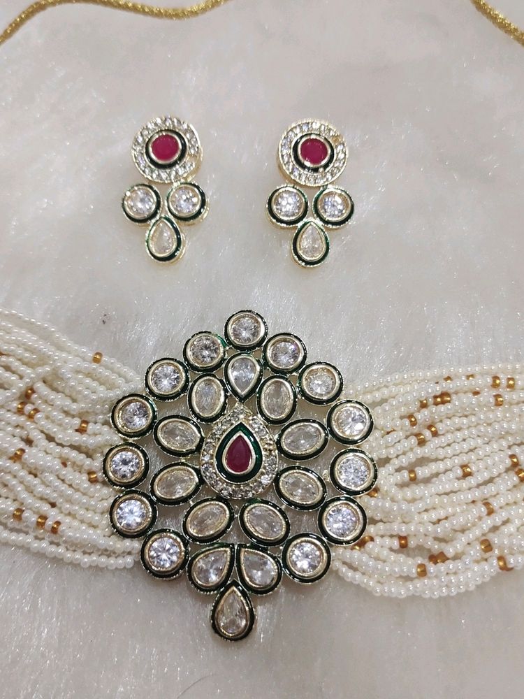 Victorian Diamond Choker Set