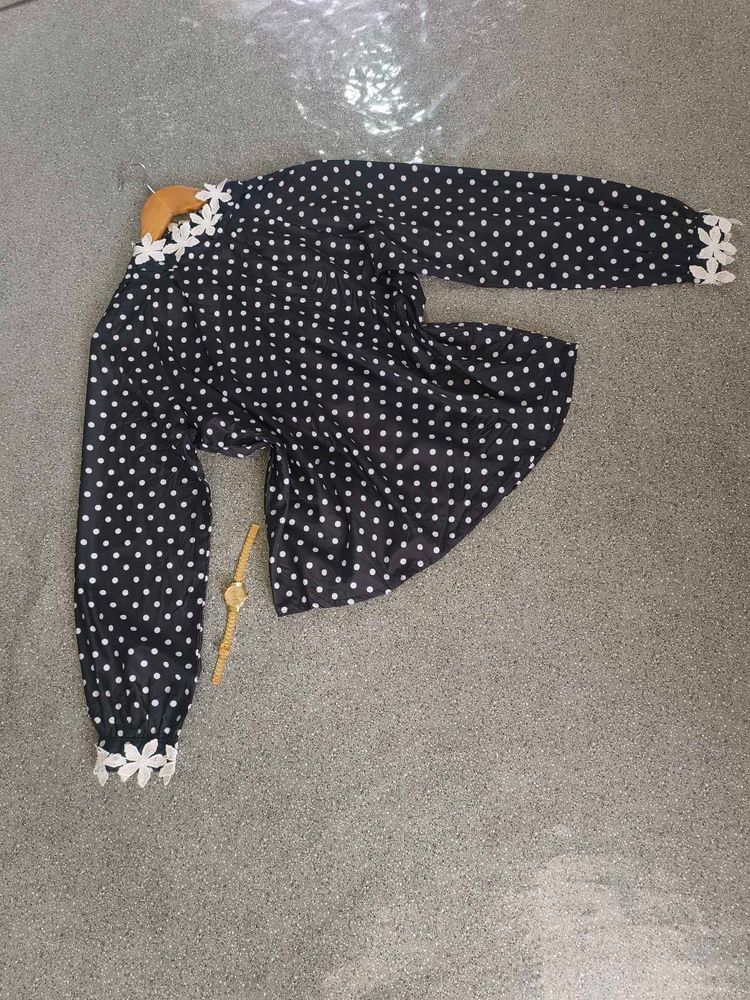 Polka Dot Korean Tops