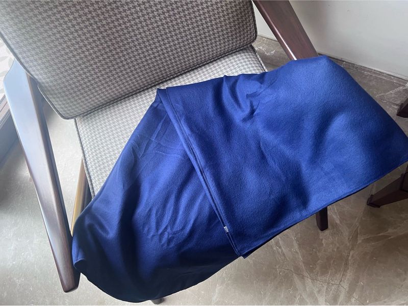 Royal Blue Blanket from Indigo - 4x6.5 feet