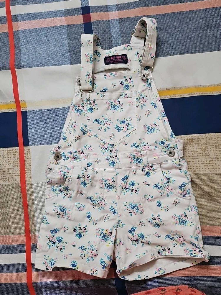 Floral Baby Overalls