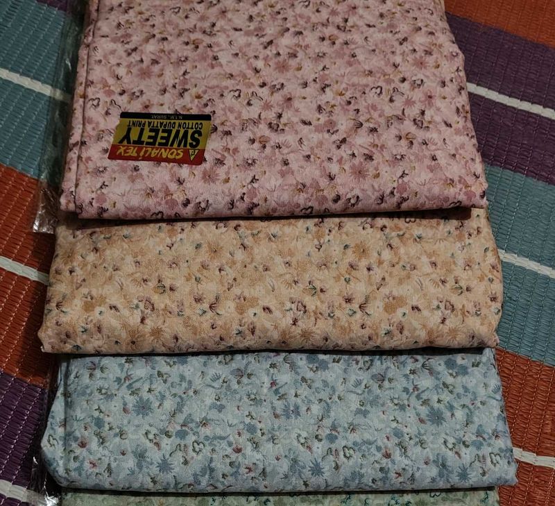 Beautiful Floral Print Cotton Dupattas