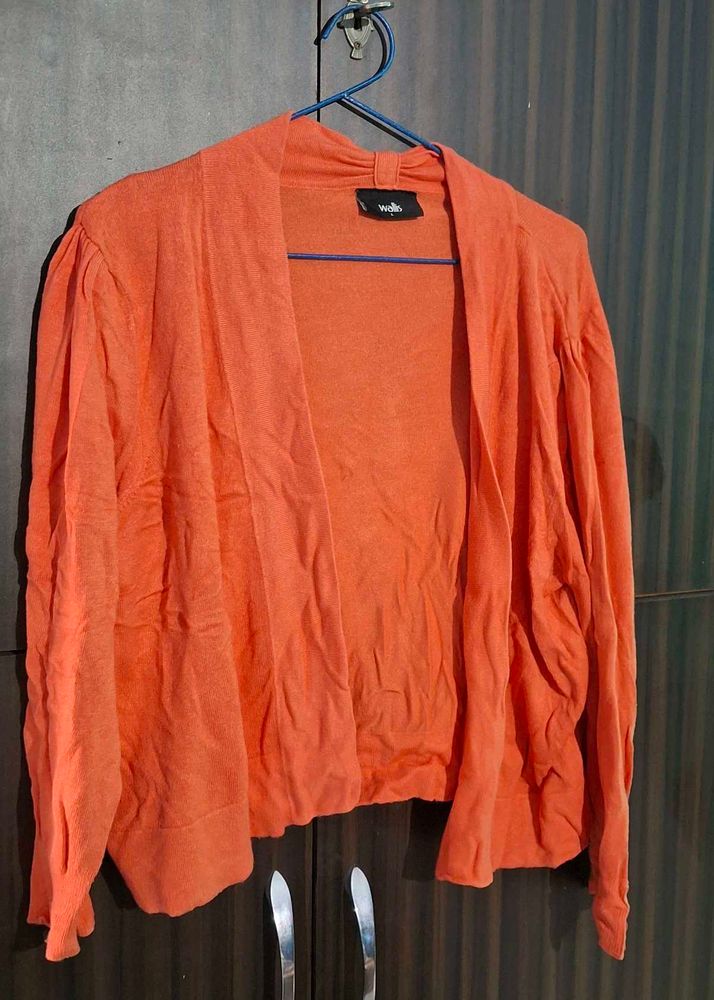 Orange Cardigan