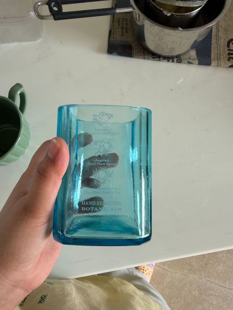 Blue glass