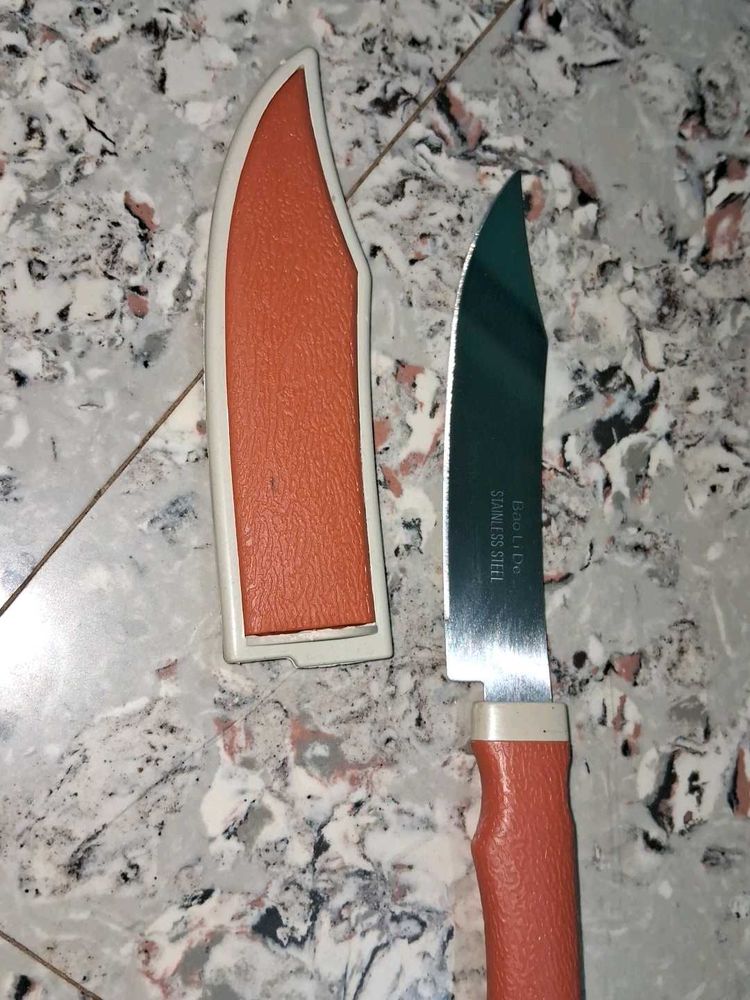 Stainless Steel Utility Knife with Sheath