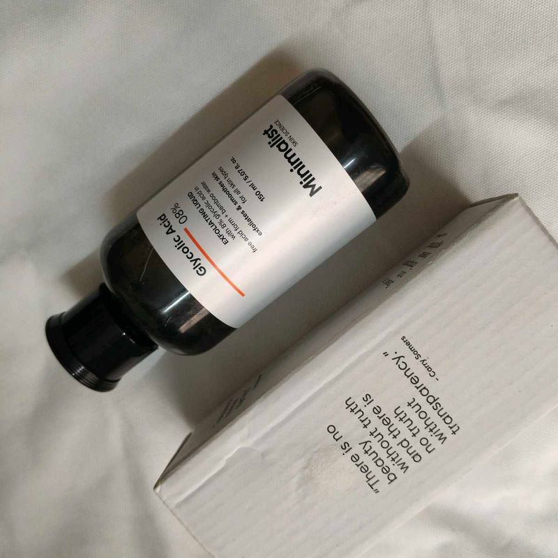 Minimalist Glycolic Acid + sheglam gloss+wallet