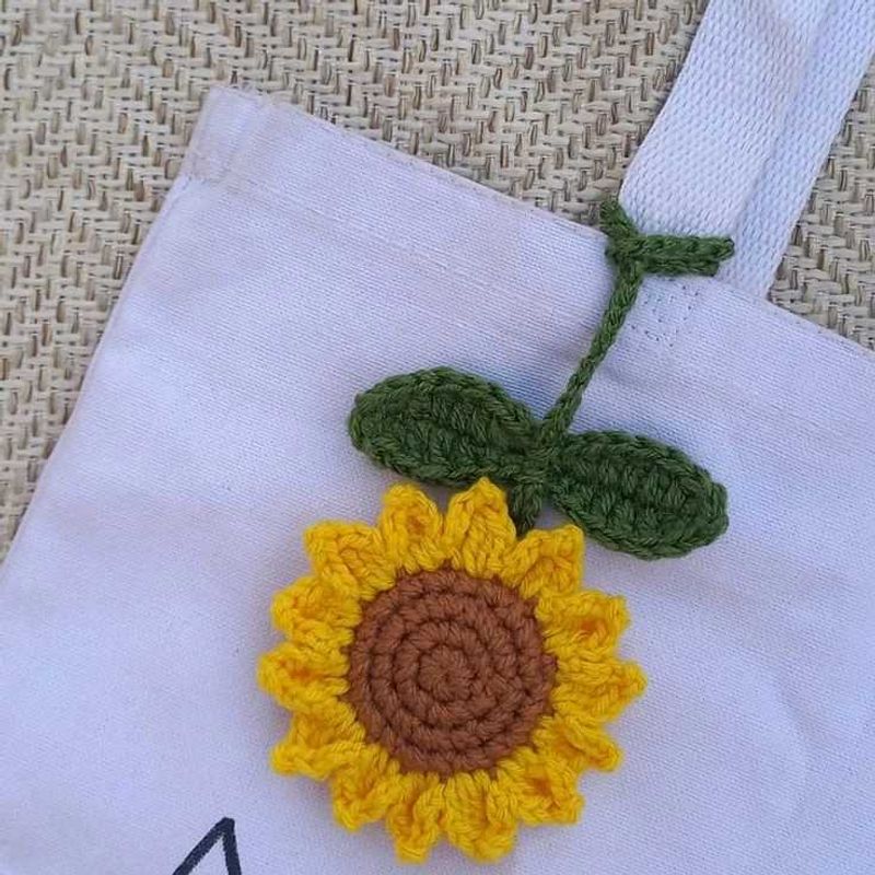 Sunflower Bag charm