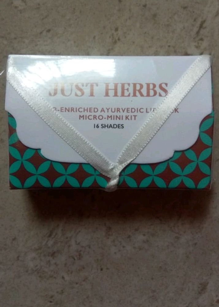 Just Herbs Mini 16 Shades Lipsticks Pack